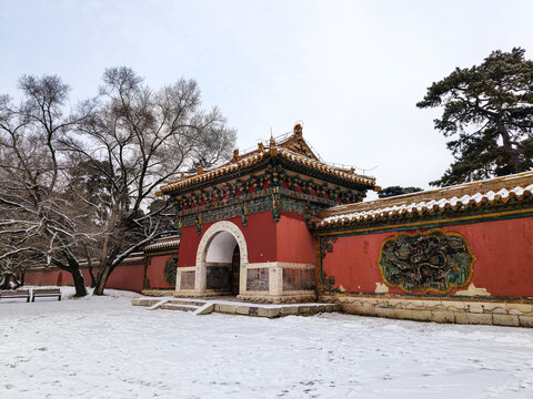 雪后的清昭陵