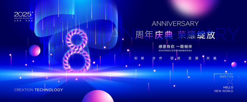 8周年海报