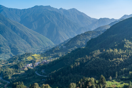 浙江省丽水市云和梯田的风景