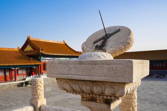 北京故宫博物院日晷