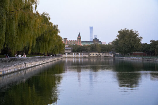 北京故宫博物院护城河