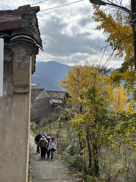 宁波四明山黄岩头村