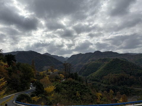 宁波茅镬村秋景