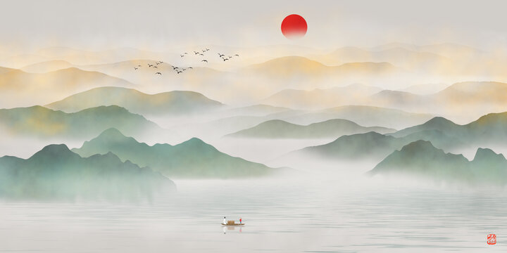 青綠山水