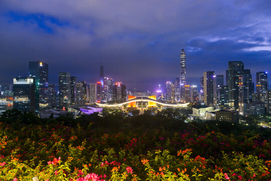 深圳市民中心夜景