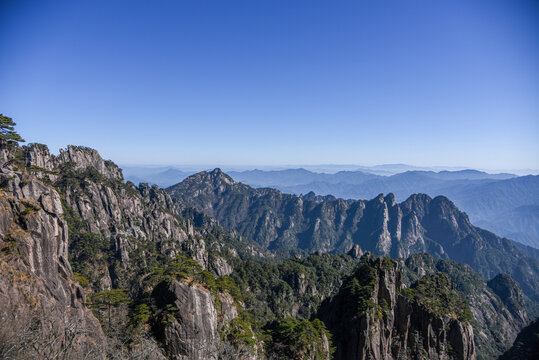 安徽黄山自然风光美景