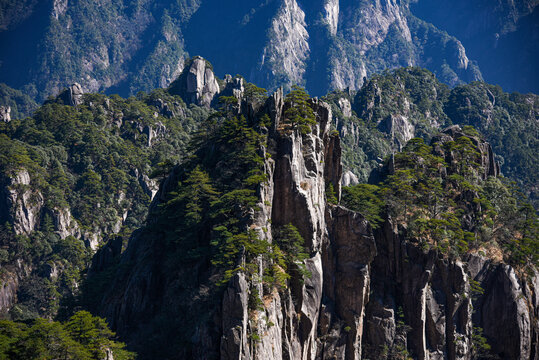 安徽黄山自然风光美景