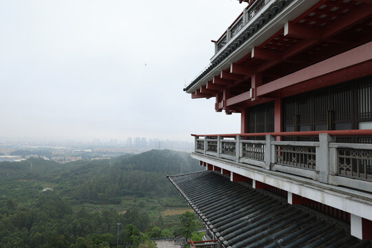 展旗楼一角风景