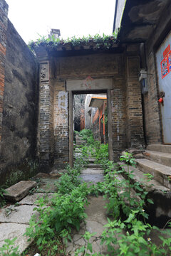 黎东无人村古建筑街巷