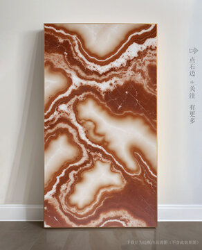 玄關(guān)大理石背景墻抽象畫