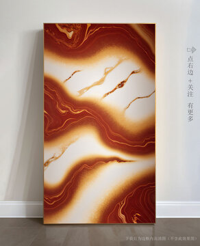 玄關(guān)大理石背景墻抽象畫
