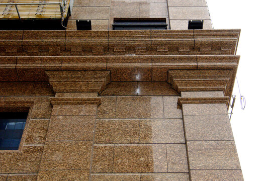 建筑大楼室外石材装饰工程案例