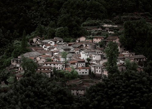 松阳县西坑古村落民居