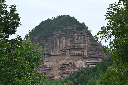 甘肃天水麦积山石窟