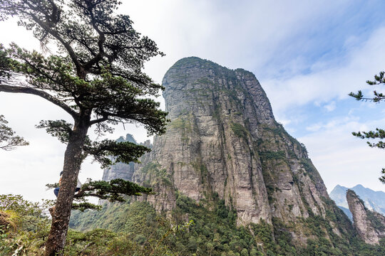 广西金秀五指山景区景观雄奇秀丽