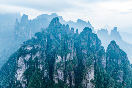 广西金秀五指山景区景观雄奇秀丽