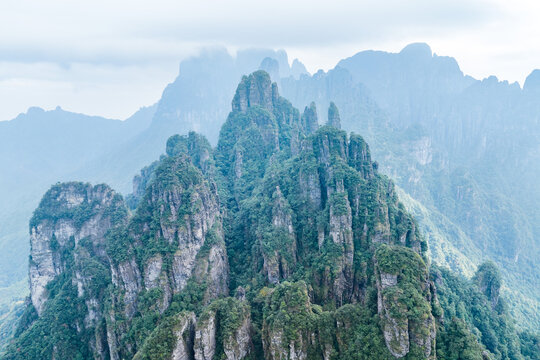 广西金秀五指山景区景观雄奇秀丽