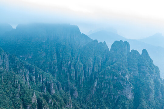 广西金秀五指山景区景观雄奇秀丽