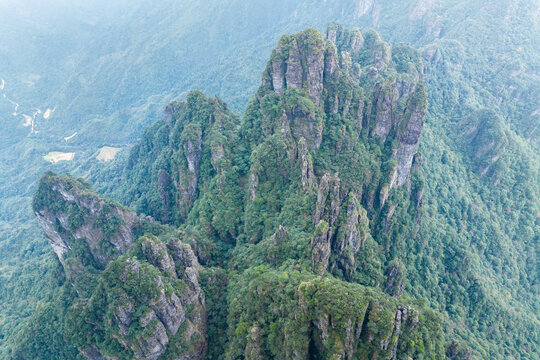 广西金秀五指山景区景观雄奇秀丽