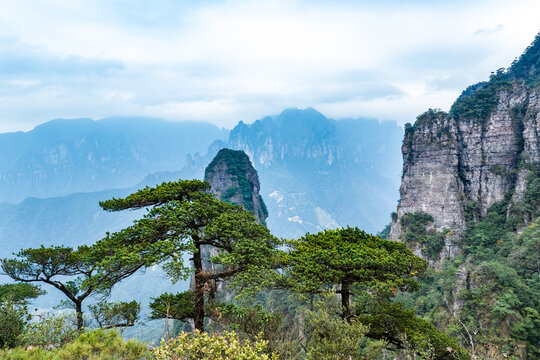 广西金秀五指山景区景观雄奇秀丽