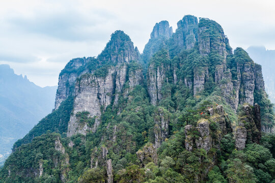 广西金秀五指山景区景观雄奇秀丽