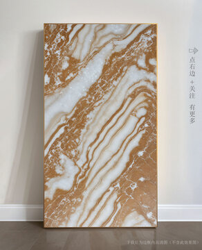 抽象大理石玄關(guān)裝飾畫