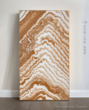 客廳大理石紋玄關(guān)背景墻