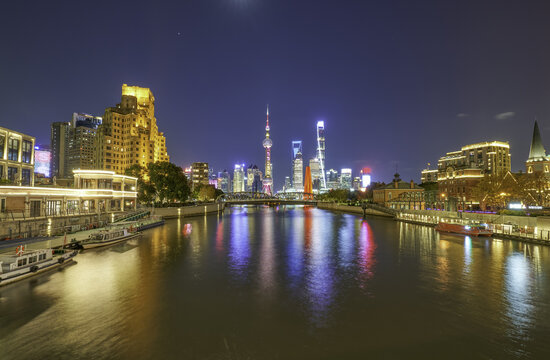 上海大都市夜景