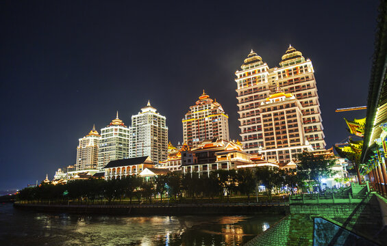 佤山凤城夜景