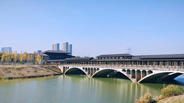 南京市江宁区云台山河严公渡桥