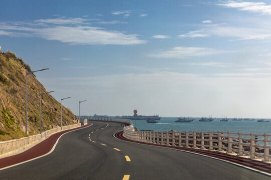 嵊泗枸杞岛海边公路