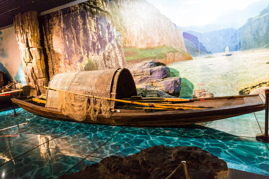 三峡博物馆木船