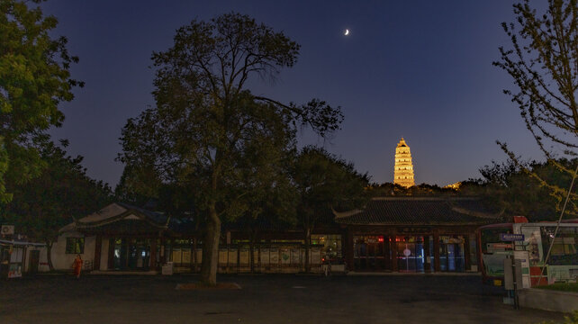 苏州姑苏区虎丘月夜