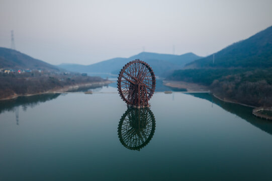 初冬的大连棠梨湖