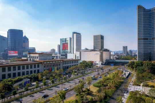 杭州老城街景