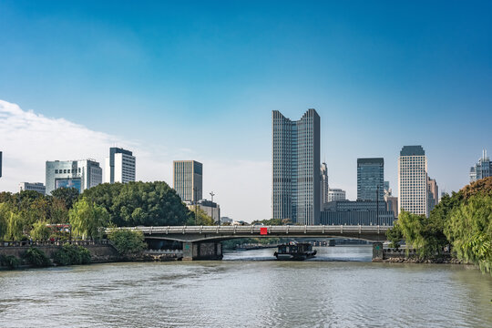 杭州京杭运河沿岸