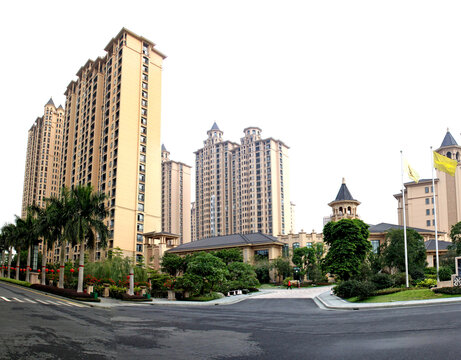 外墻裝修高樓大廈建筑工程