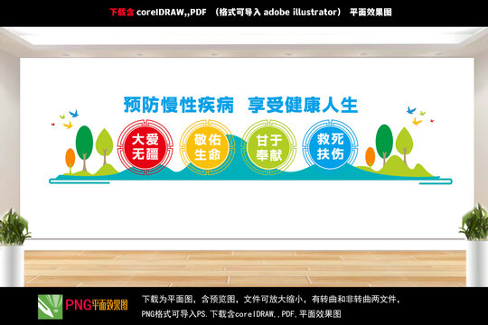 預防慢性疾病文化墻