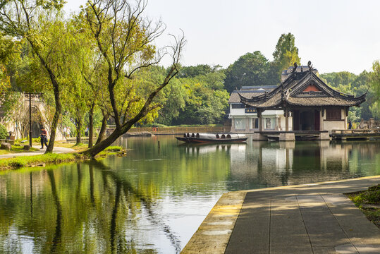 绍兴柯岩风景区古戏台