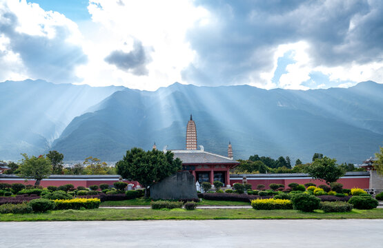 云南大理崇文三塔寺