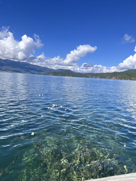 风景曙暮光云湖河流户外天空