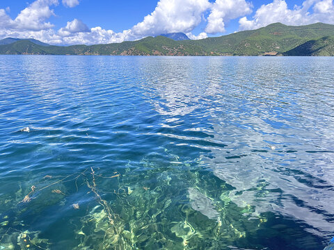 风景曙暮光云湖河流户外天空