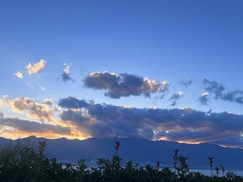 风景曙暮光户外天空