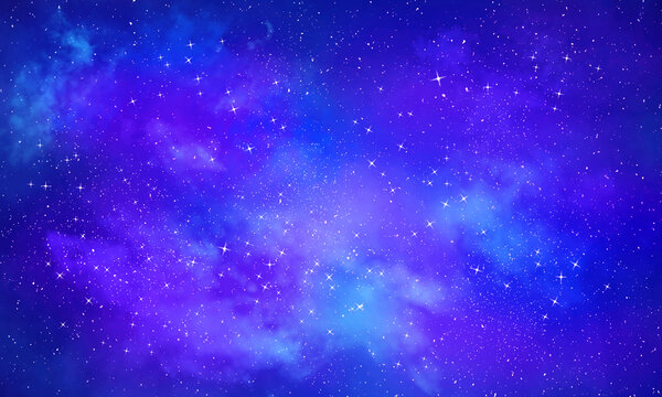 藍(lán)色星空背景