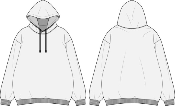 連帽衛(wèi)衣款式版型