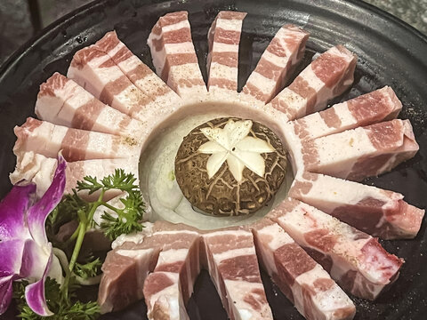 烧烤五花肉