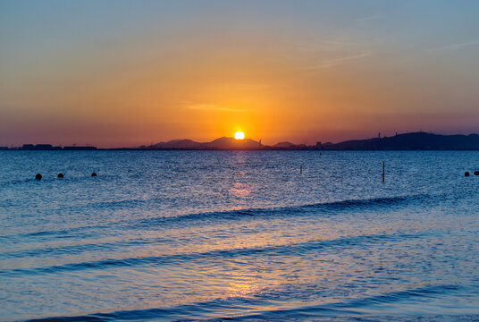 海滩日落