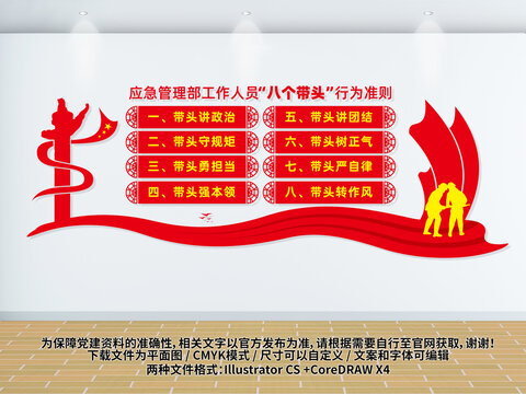 應急管理八個帶頭行為準則