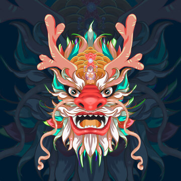龍頭包裝畫
