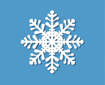 矢量雪花圖形